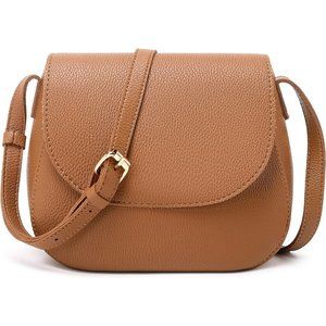 Crossbody Bags for Women Vegan Leather Small Shoulder Bag Purses Handbags-Brown